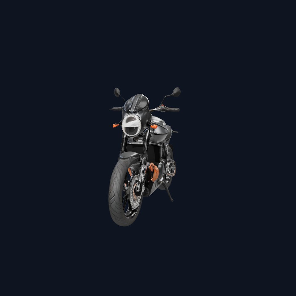 Motorcycle Model Pack with Detailed Components